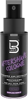 L3 VEL3 Aftershave Cologne Royale - Agua hidratante para después del afeitado, refrescante y revitalizante, 100 ml