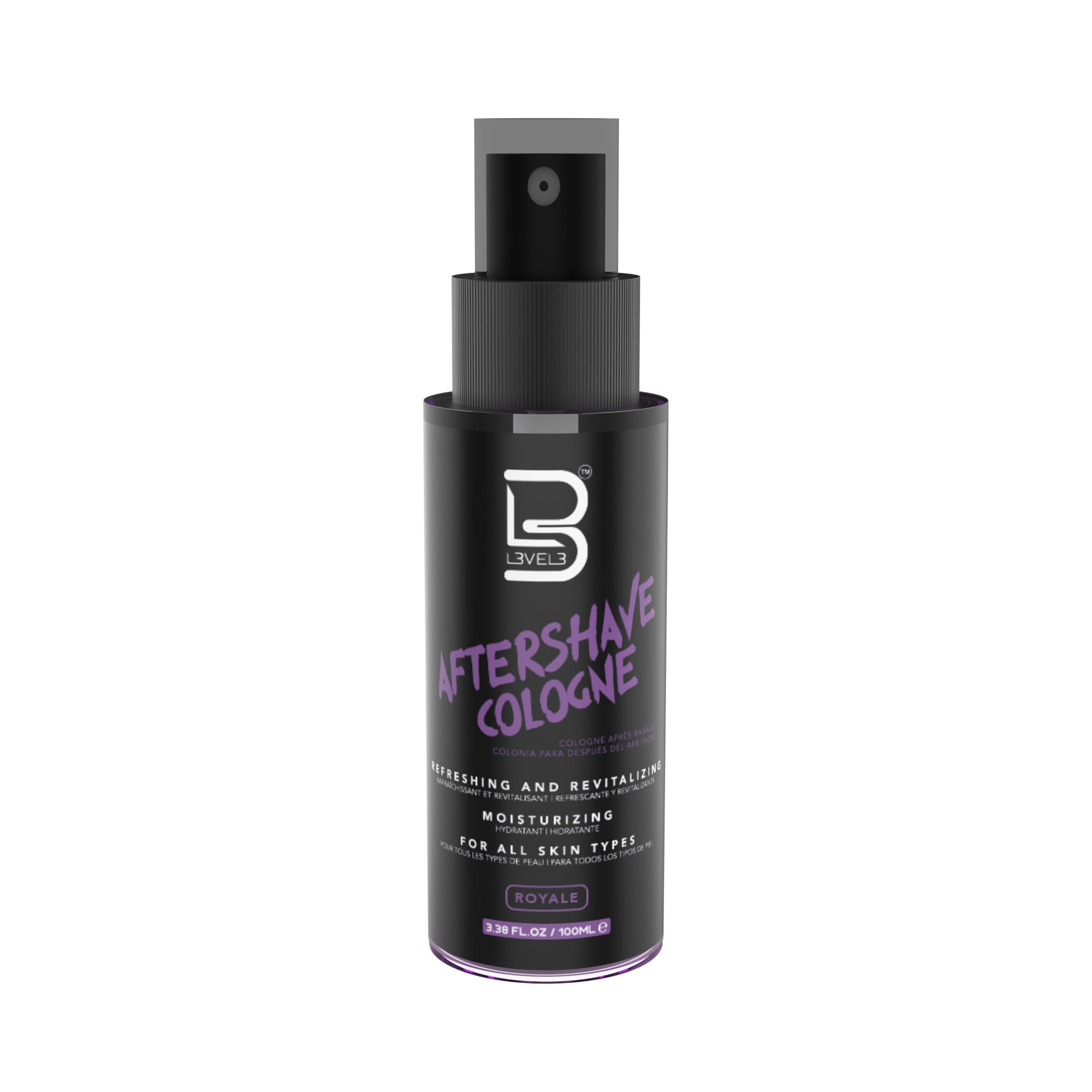 L3 Spray dopobarba Level 3 Colonia, ammorbidisce la pelle, rinfresca e allevia viso e pelle, formula idratante livello tre dopo la rasatura (Royale - Small)