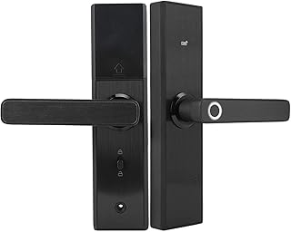 Fingerprint Door Lock, Keyless Entry Deadbolt Locks with Keypads, Biometric Door Lock, Auto Lock, Electronic Home Security Smart Door Lock Black