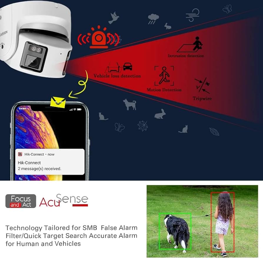 Amazon.com : DS-2CD2387G2P-LSU/SL 4K 8MP 180° Dual Lens