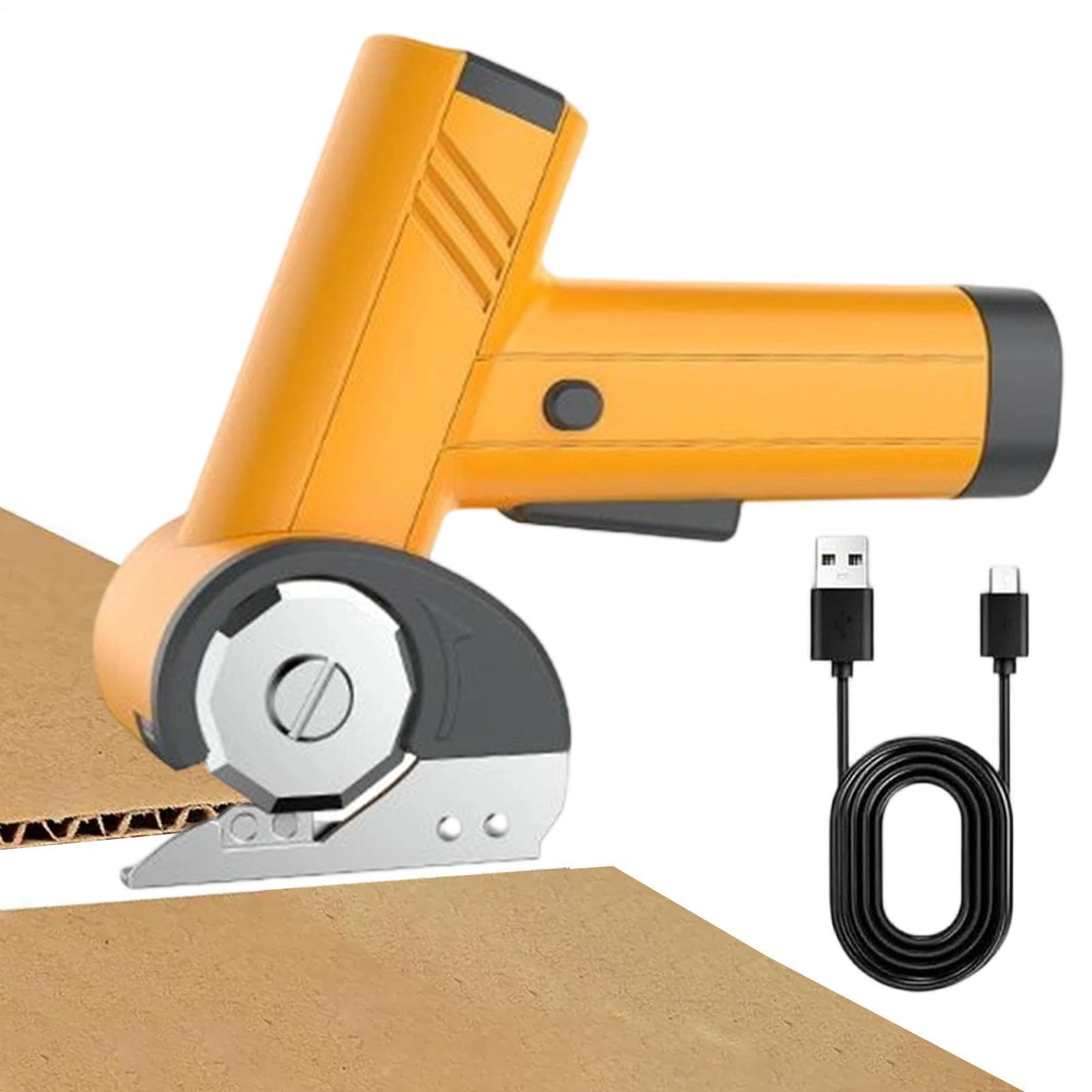 Cutter pour boîtes en carton sans fil à batterie 2000mAh et lampe LED intégrée