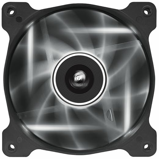 Corsair Air Series AF120 LED Quiet Edition High Airflow Fan Single Pack - White