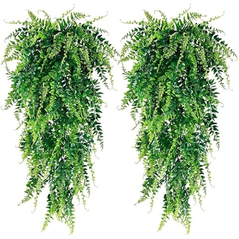 Sggvecsy 4 Pack Artificial Hanging Plants Cover