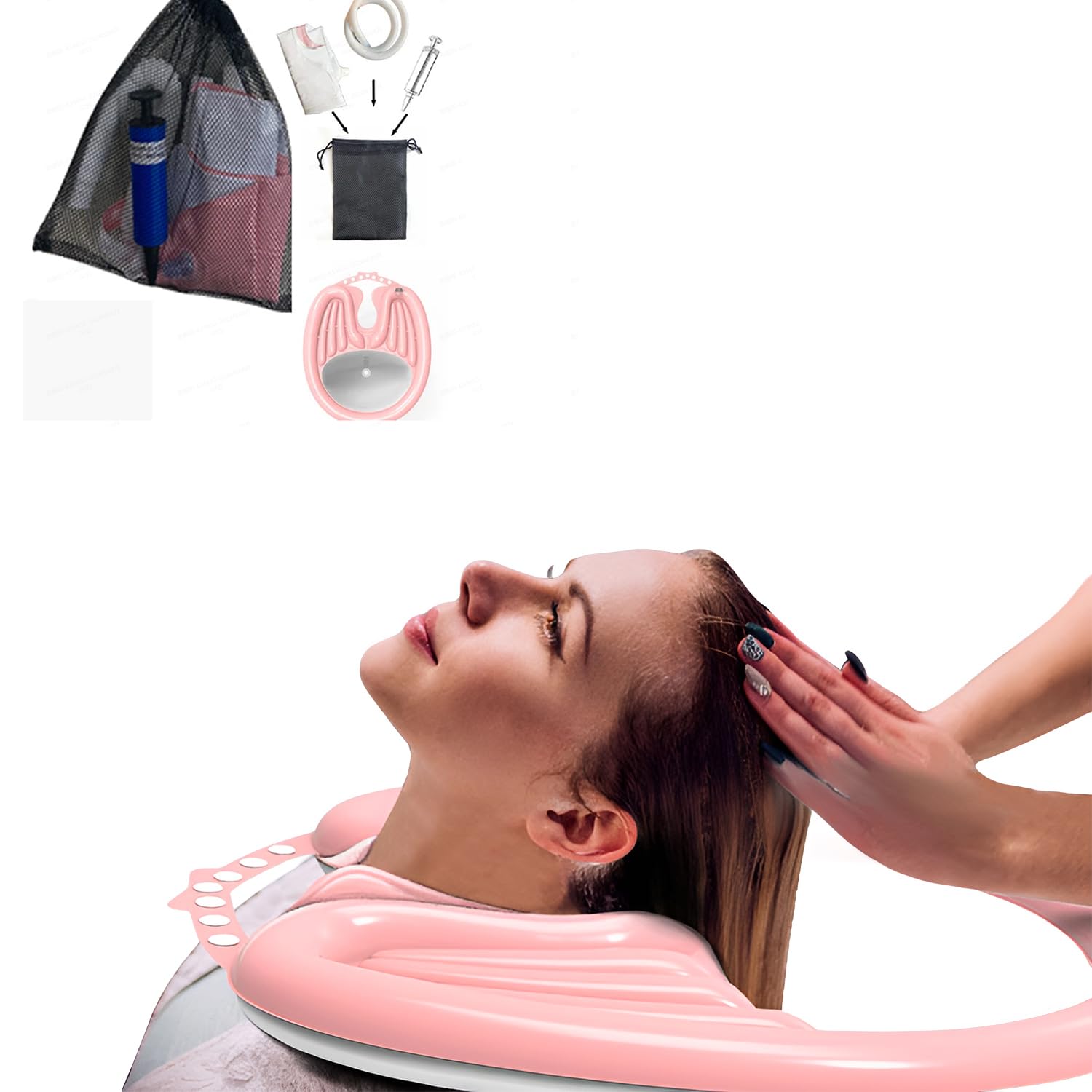 Amazon.co.jp: シャンプー台 家庭用 ポータブルシャンプー台