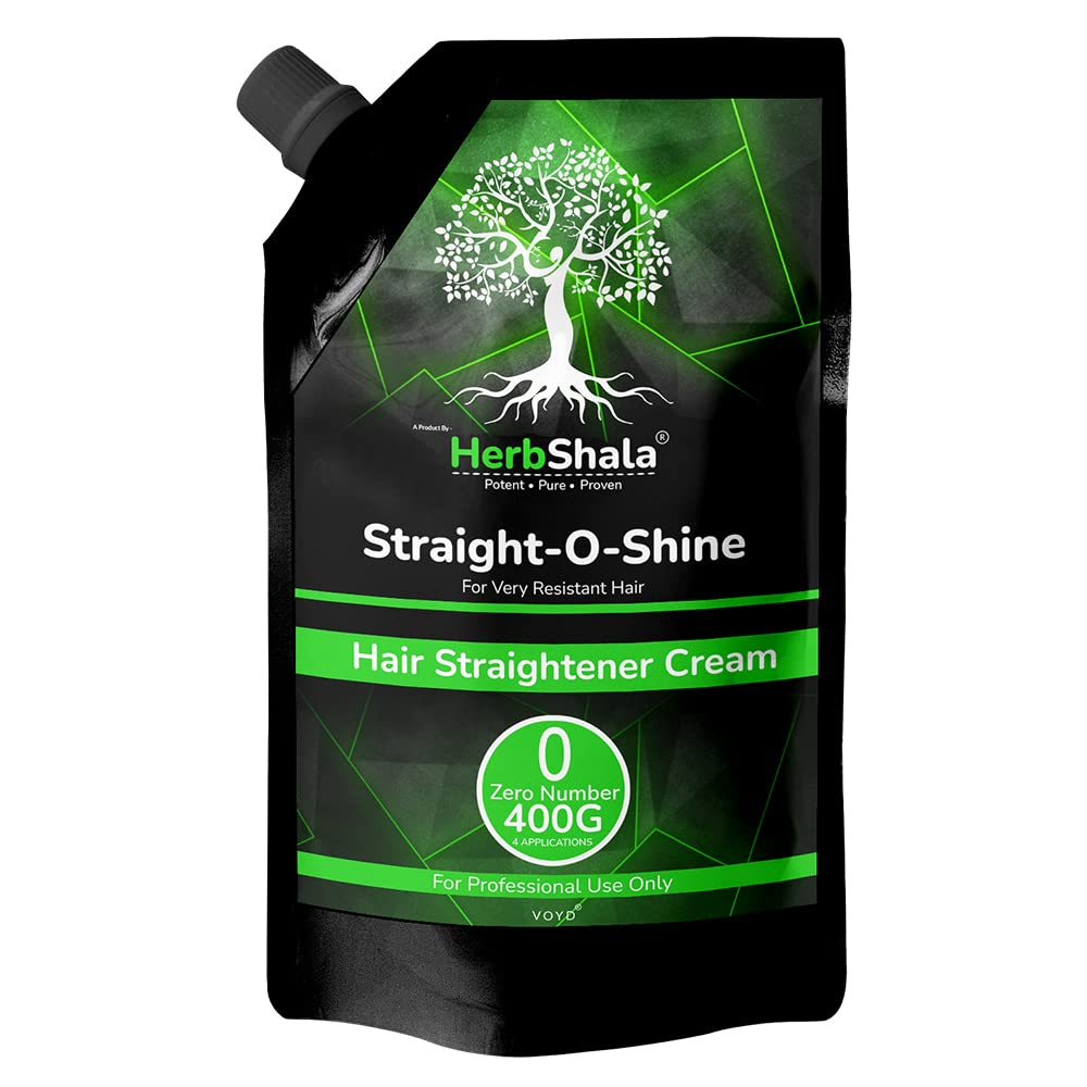 HerbShalaHair Straightening Rebonding Cream For Professional Use (400 Ml)