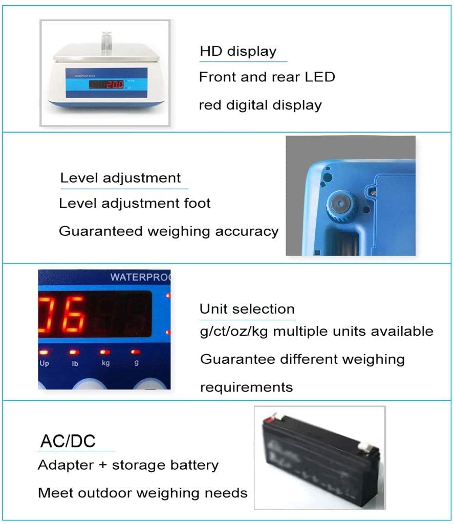 Bilancia Elettronica Digitale analitica da Laboratorio ad Alta precisione, Bilancia scientifica per Gioielli, Bilancia Industriale e contapezzi，30Kg/5g