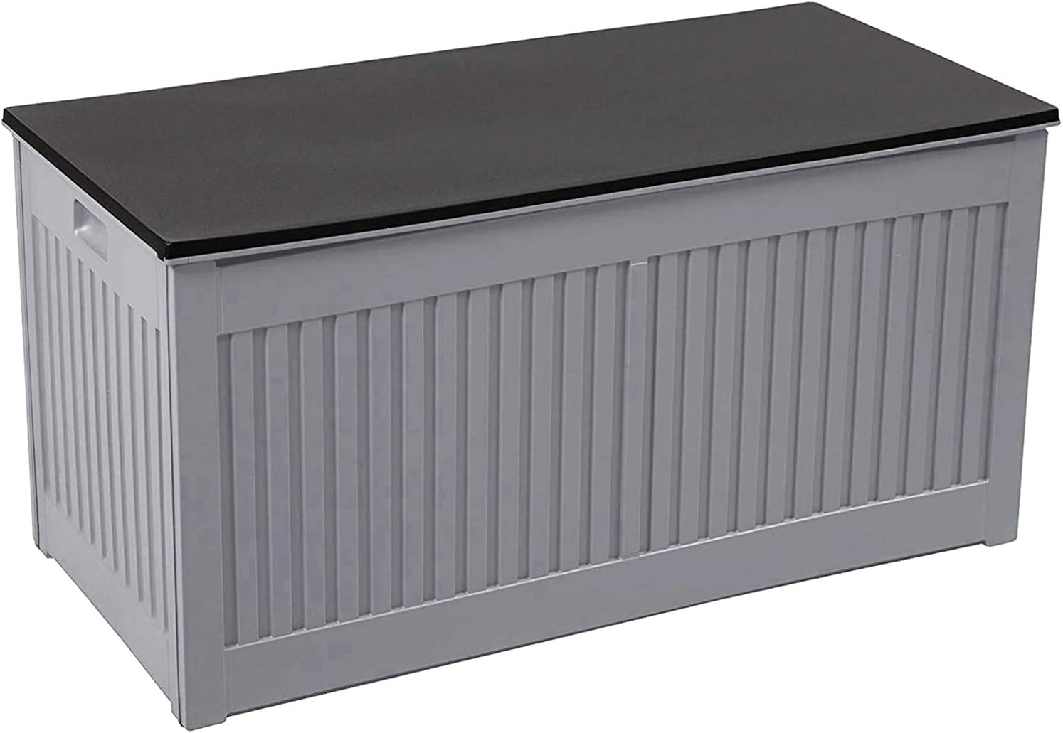 Olsen & Smith Indoor and Outdoor Plastic Garden Storage Box 270L 107 x 51 x 53 cm - Grey