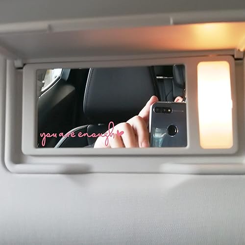 Vista 138 de 3 calcomanías con texto “Hello Beautiful” para espejo retrovisor, decoración de vinilo, accesorios para regalar para el auto, decoración para mujer