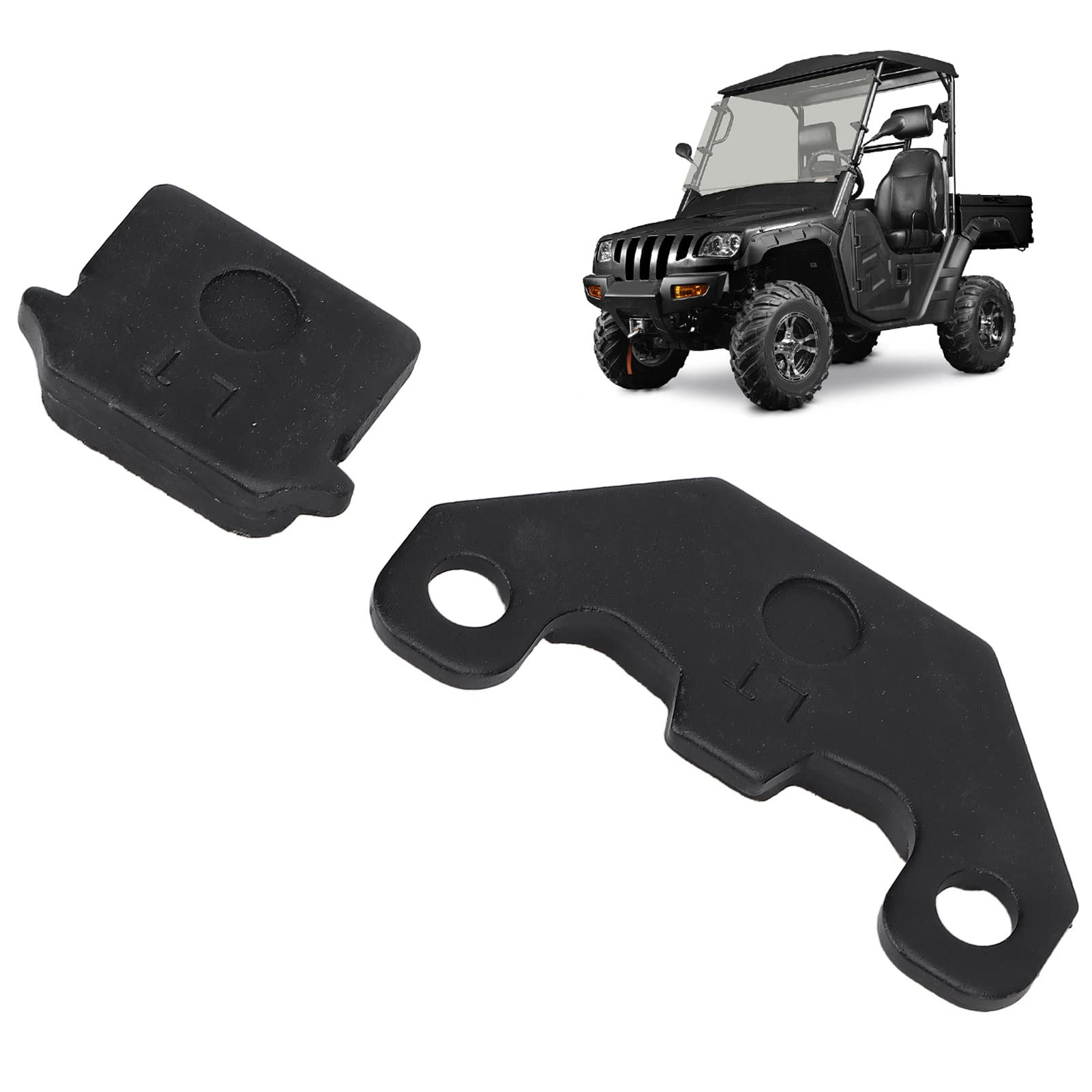 2 Pcs Pastiglie Freno Disco Moto,Universale Pastiglie Dei Freni a Disco in Lega Pastiglie Dei Freni Kit di Cambio per la maggior parte dei Cinesi Import Pit Dirt Bikes Quad