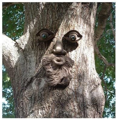 Genuine Tree Peeple Whistlin' Pete Concrete Tree Face