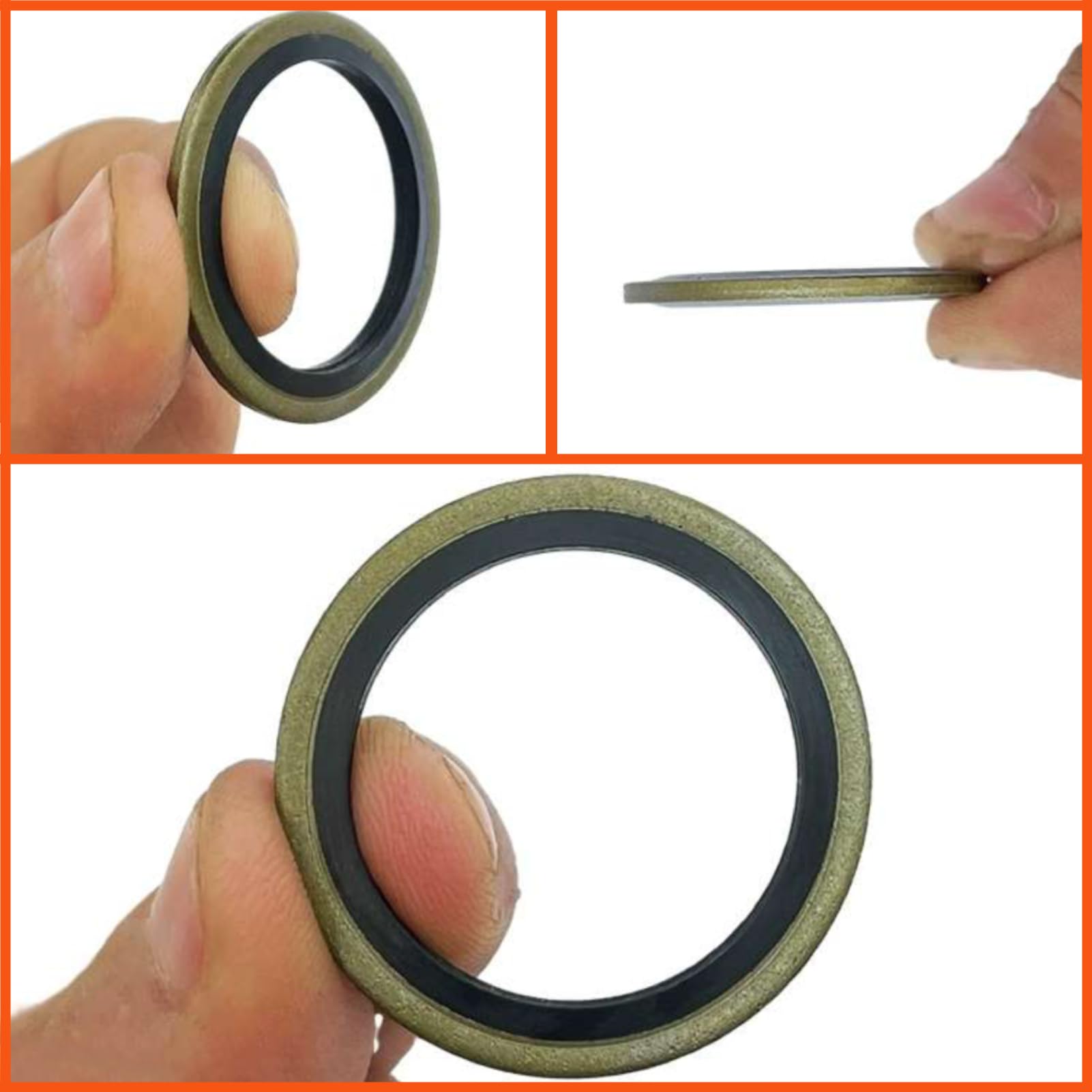 230 Stück Dichtungsringe Unterlegscheiben Set Ölablassschraube Dichtung M6 M8 M10 M12 M14 M16 M18 M20 M22 M24 M26 O Ring Sortiment Set