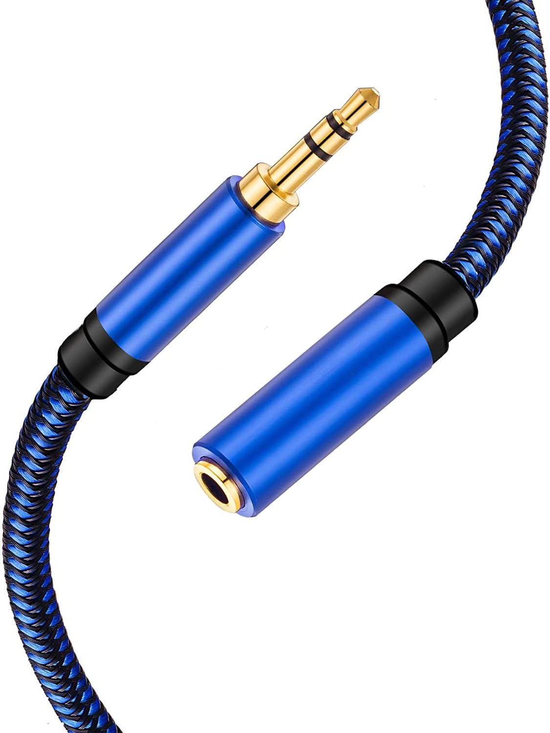 Amazon.co.jp ヘッドフォン延長ケーブル、tunghey 3.5 AUX延長ケーブル オスメス 3.5mmステレオオーディオ延長