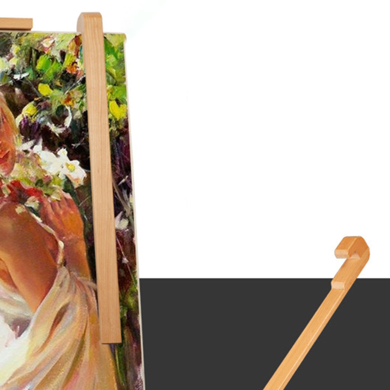 Bâton de Peintre, Appui-Main Professionnel en Hêtre, Bâton Mahl avec Crochet Accrochable pour Peinture à l'Huile Classique et Dessin, Outil pour Artistes et Étudiants des Beaux-Arts, 68 cm