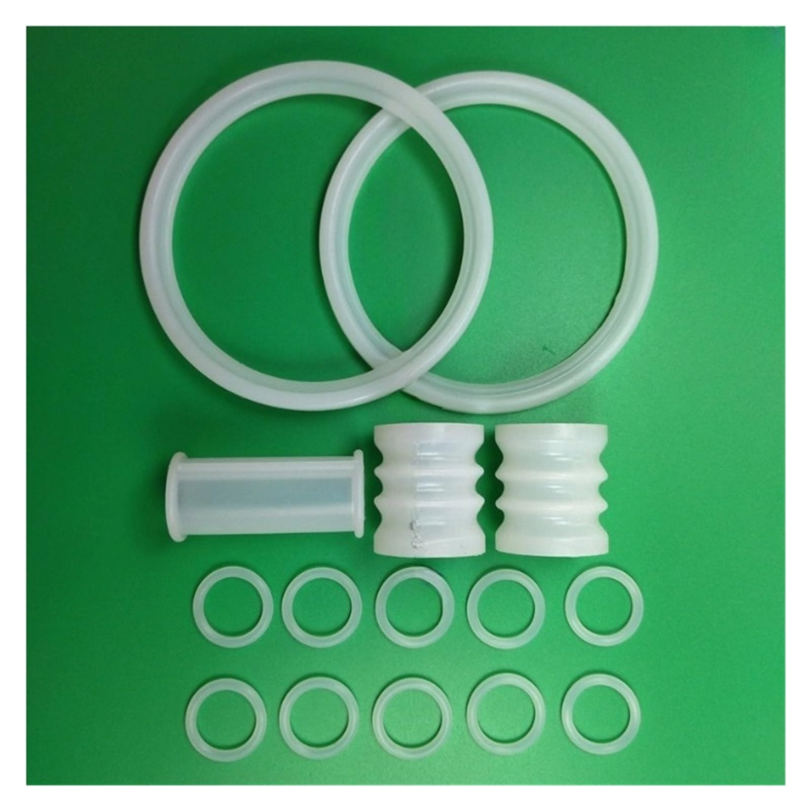 Pièces De Rechange Compatibles avec VEVOR, for Machine À Crème Glacée, Anneaux D'étanchéité en Silicone, Composants De Tubes, Raccords De Machines À Service Doux, 15 Pièces