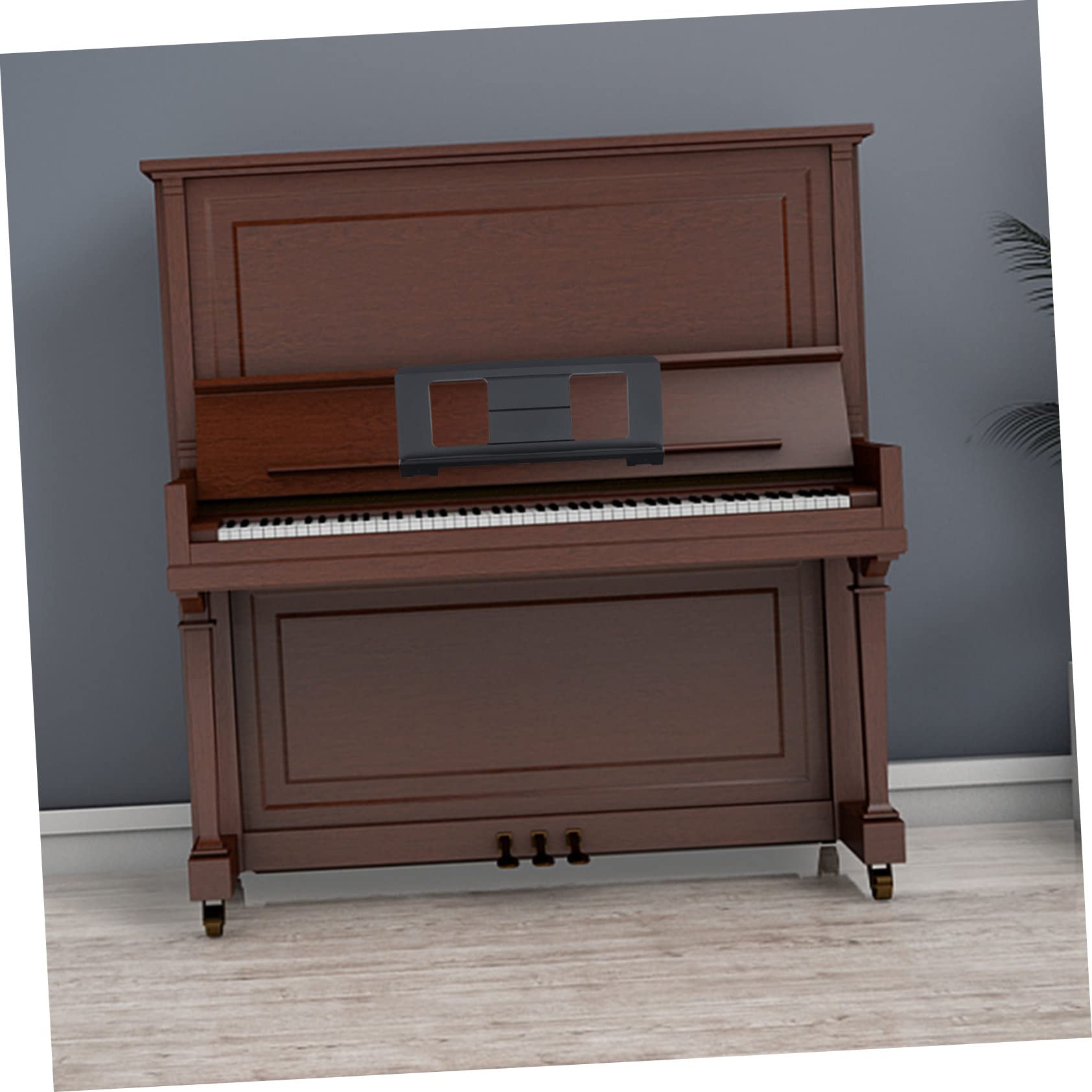 LIOOBO Stable Music Stand for Keyboard Durable Sheet Music Rack Easy Installation Lightweight Design for Musicians for Electric Pianos and Instrument Players