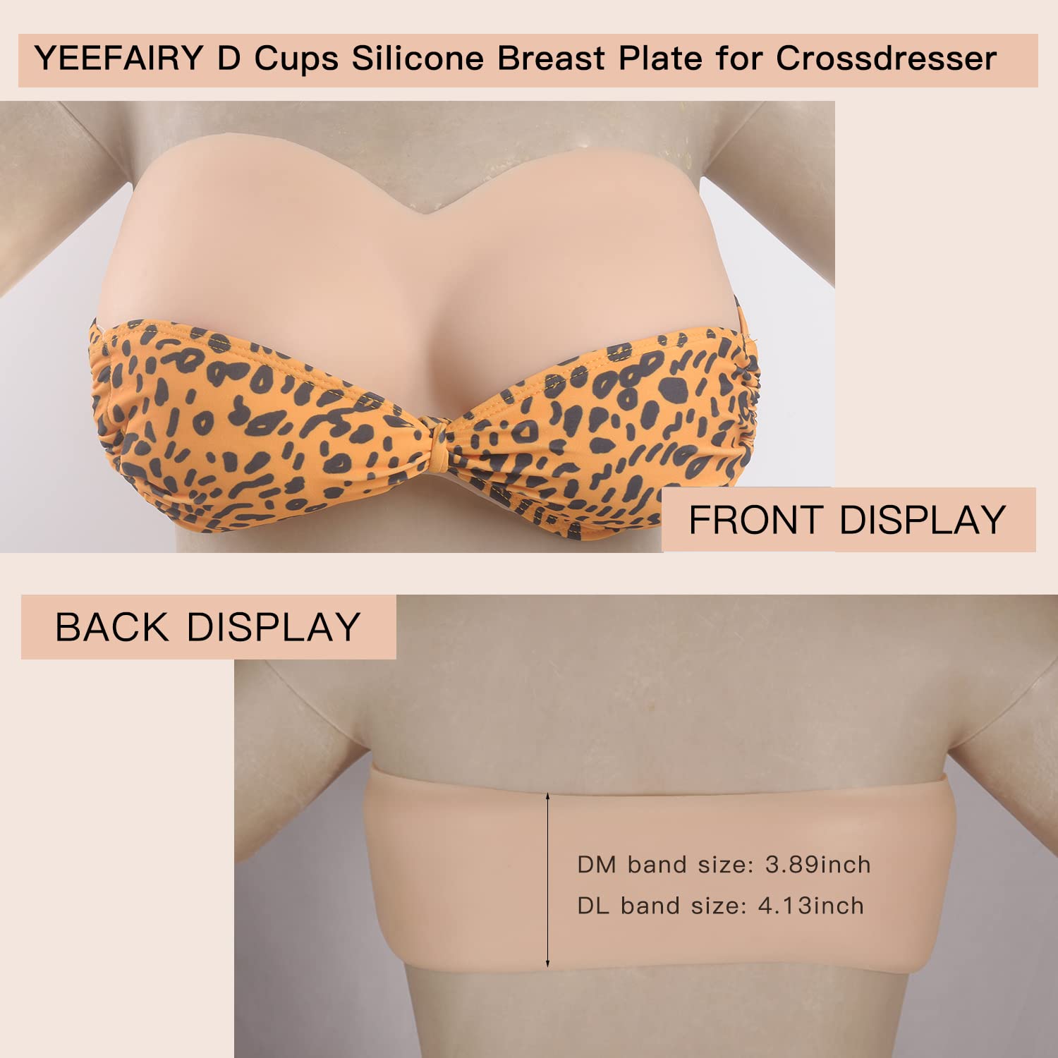Amazon.co.jp: YEEFAIRY シリコンバスト シリコン胸 男の娘 人工乳房 