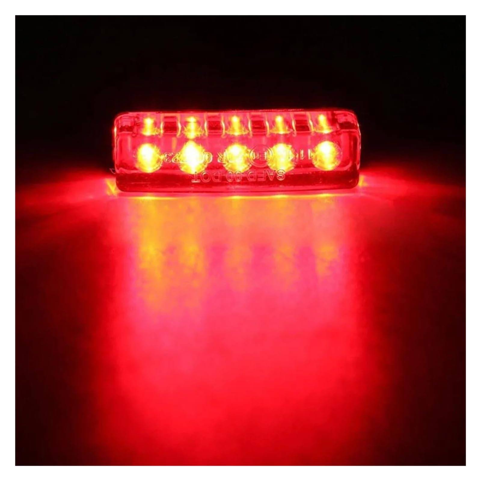 luce posteriore freno stop Luce posteriore a LED per moto da 12 V, luce posteriore per targa, accessori, lampada decorativa per fanale posteriore da sterrato