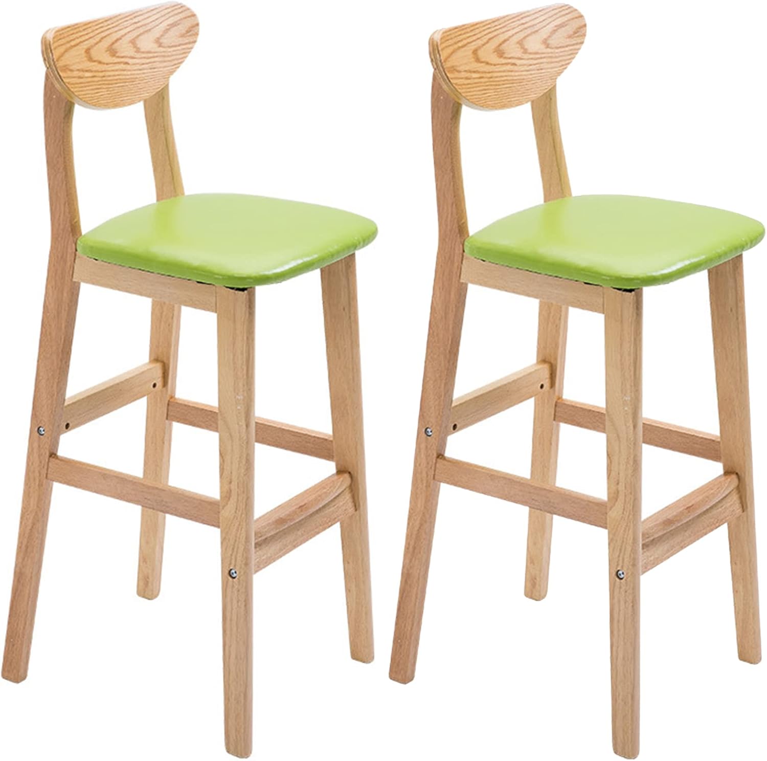 Swivel Stool with Wheels Bar Stool Counter Chairs Dining Chair Wooden