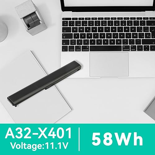 Miniatura 7 de Fancy Buying Batería para portátil compatible con Asus X501A X301 X301A X301U X401 X401A X401U X501 X501U A31-X401 A32-X401 A41-X401 A42-X401
