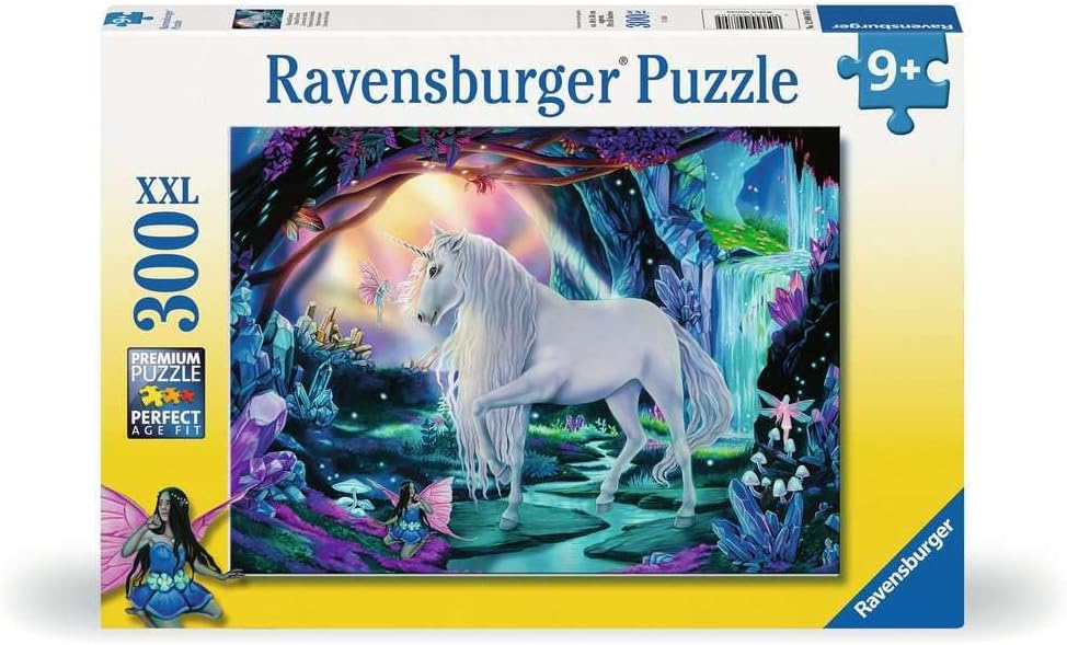 Ravensburger Kinderpuzzle - 12000870 Crystal-Einhorn - 300 Teile XXL Puzzle für Kinder ab 9 Jahren