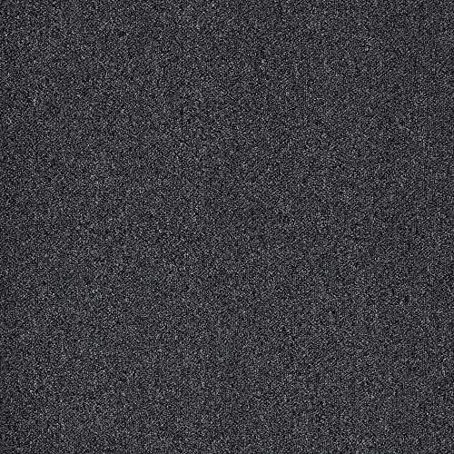 Image of Mohawk Advance 24 inch x 24 inch Berber (Loop pile), 0.11 inch Pile Height, Carpet Tile, Nylon Fiber, Black Color, (24 Tiles), (96 sqft /carton)