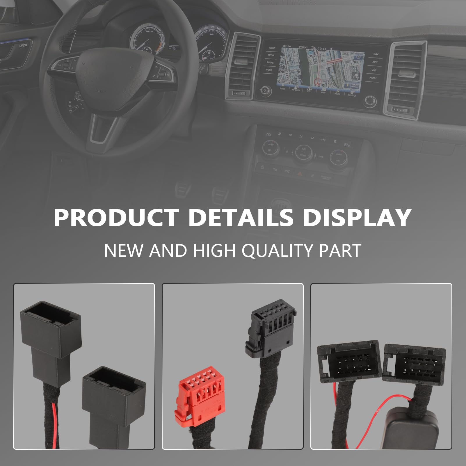 Start Stop podwójny kabel do Kodiaq 2016-2023 Karoq 2017-2023 Auto Start Stop Deabler/Usuwanie/Eliminator/Canceller