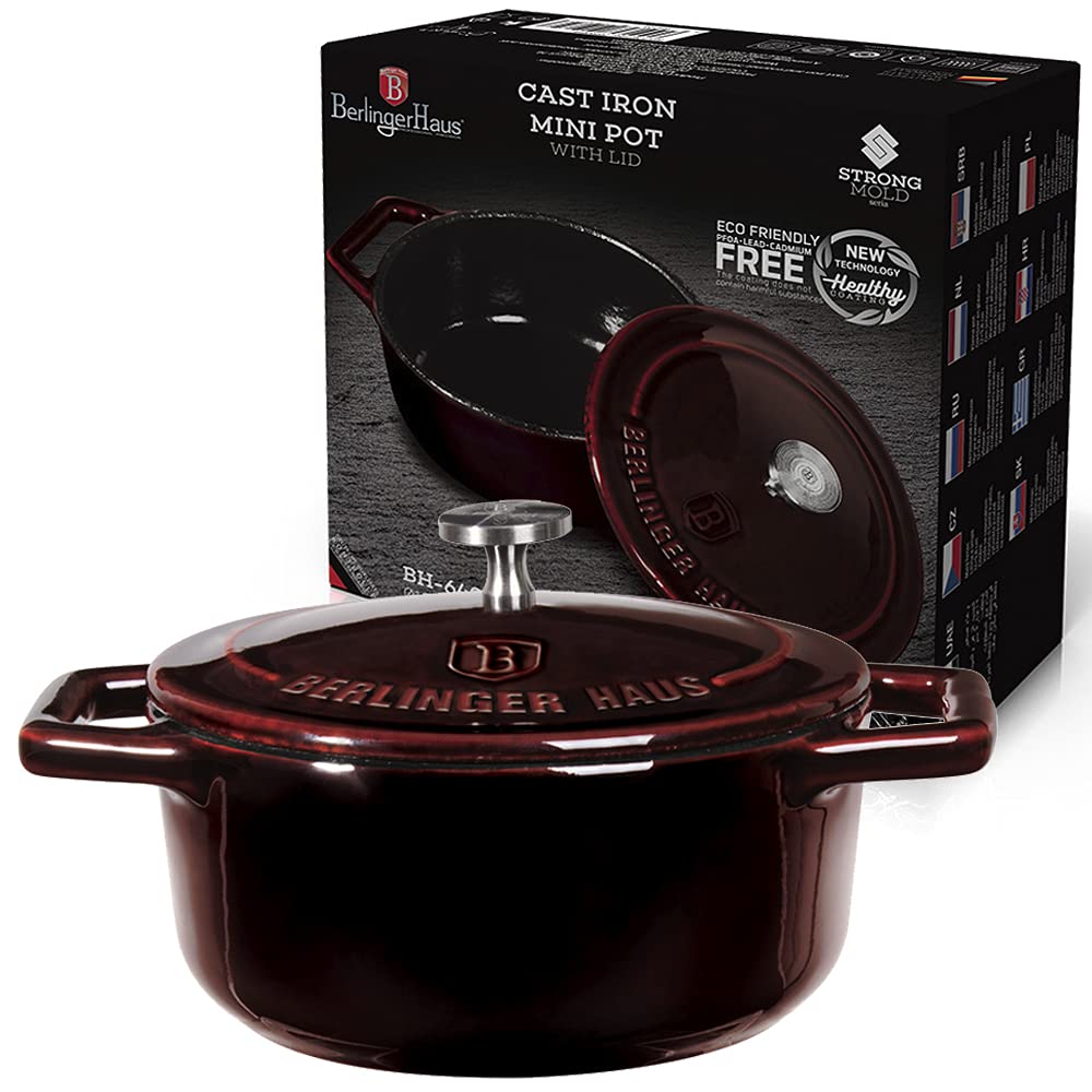 Berlinger Haus 10cm Non Stick Cast Iron Mini Cooking Pan Induction Cook Pot