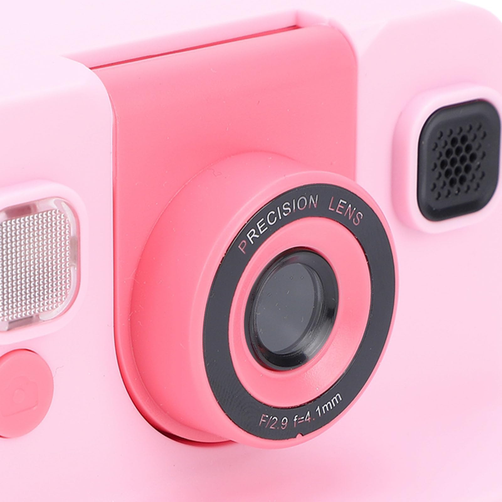Fotocamera a Stampa Istantanea con Obiettivo Rotante a 180° (Rosa)