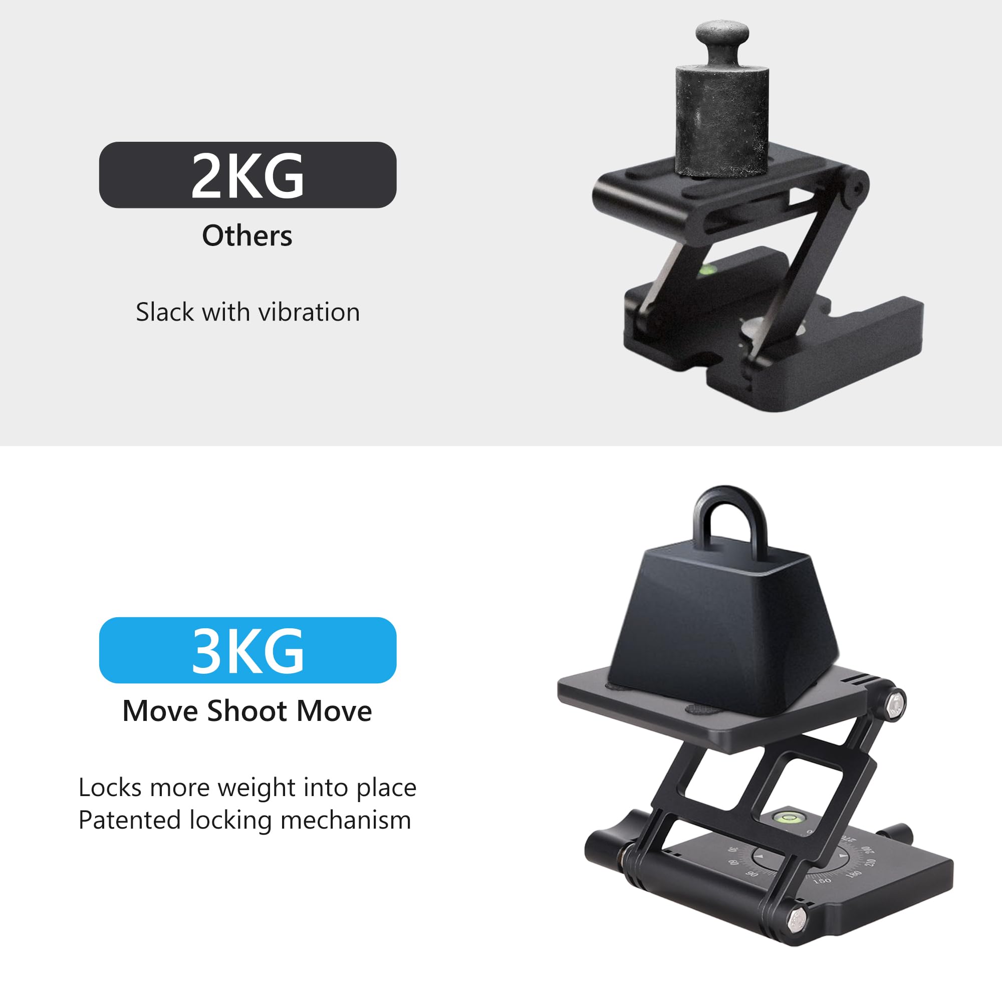 Z Flex Tilt głowica statywu ARTCISE elastyczny kąt Pan & Tilt Head/Universal Multiway statyw do aparatu Canon Nikon Sony DSLR Kamera Camcorder Slider Rail Last 3 kg