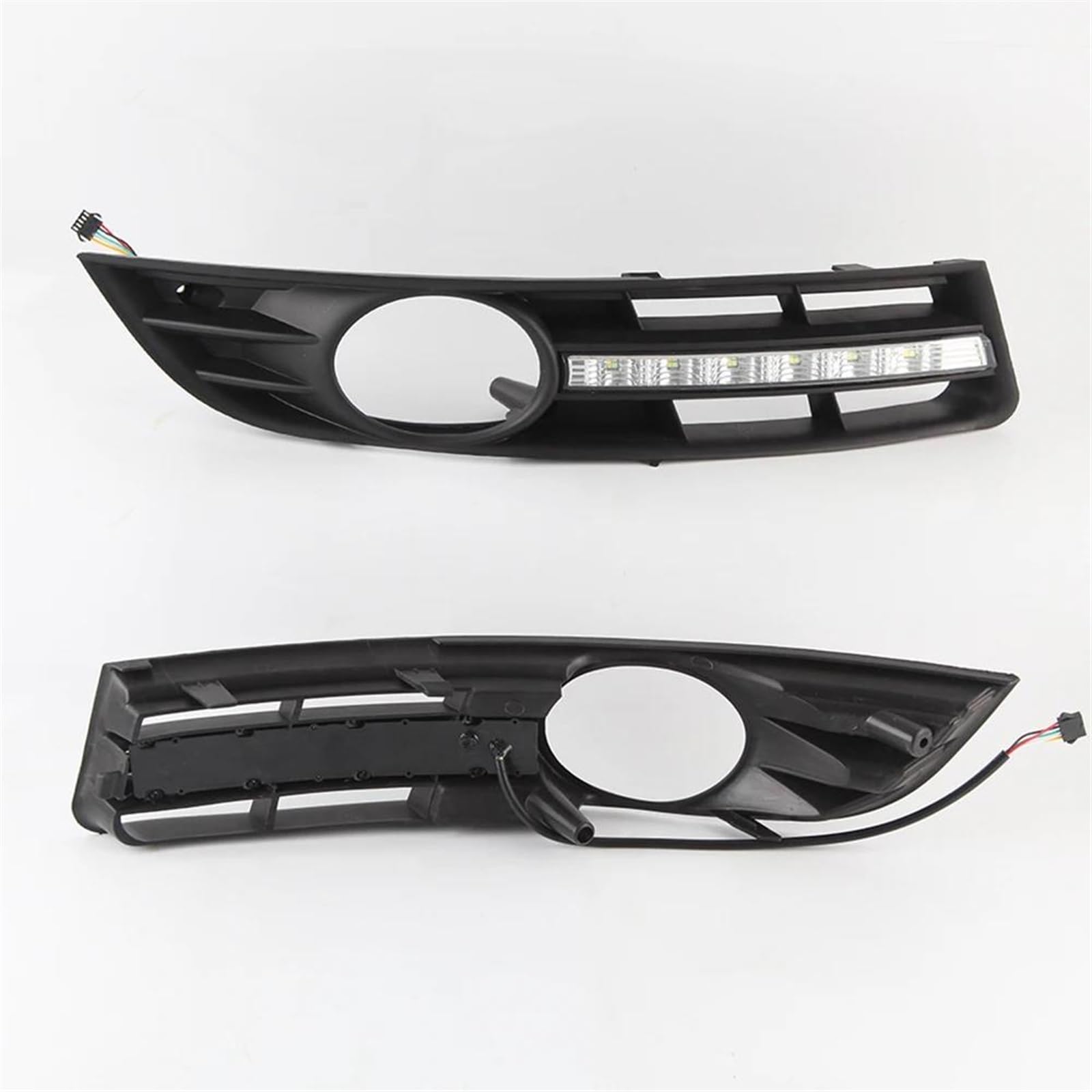 Luci Laterali 1 paio luci auto DRL fendinebbia LED luci marcia diurna con indicatori direzione gialli per VW per Passat B6 2005-2011(BIANCO)