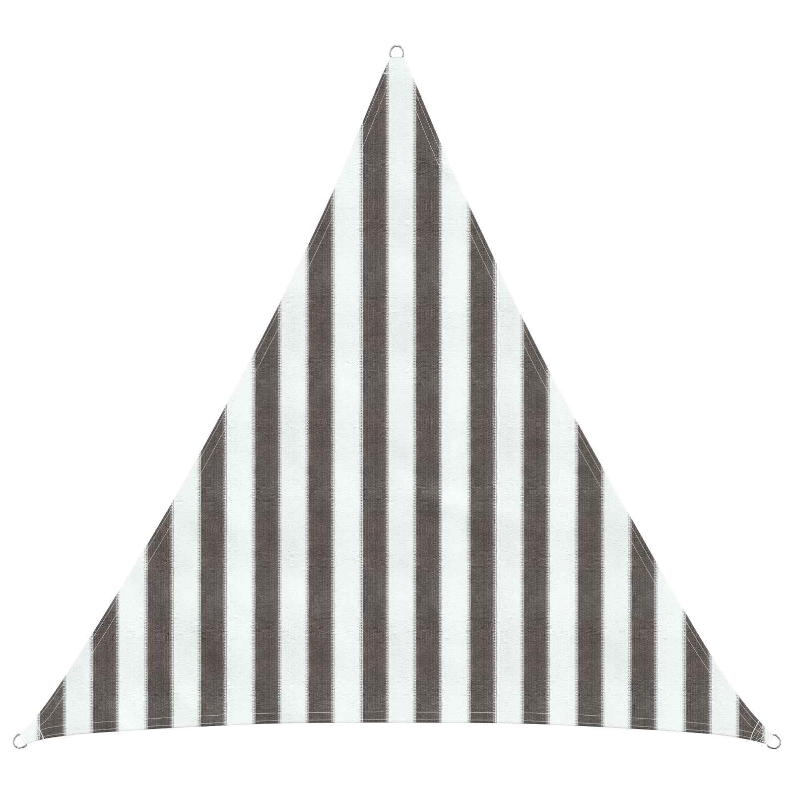 vidaXL Sunshade Sail Light Grey and White 2 x 2 x 2 m HDPE, Garden and Terrace, Stylish Triangular Outdoor Sunshade Sail, Modern UV Shielding Cover, Backyard Canopy for Shade — image 1