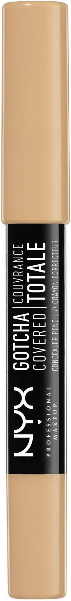Nyx Professional Makeup Gotcha Covered Natural Concealer Pencil For All Skins, Medium Olive, 0.04 Ounce