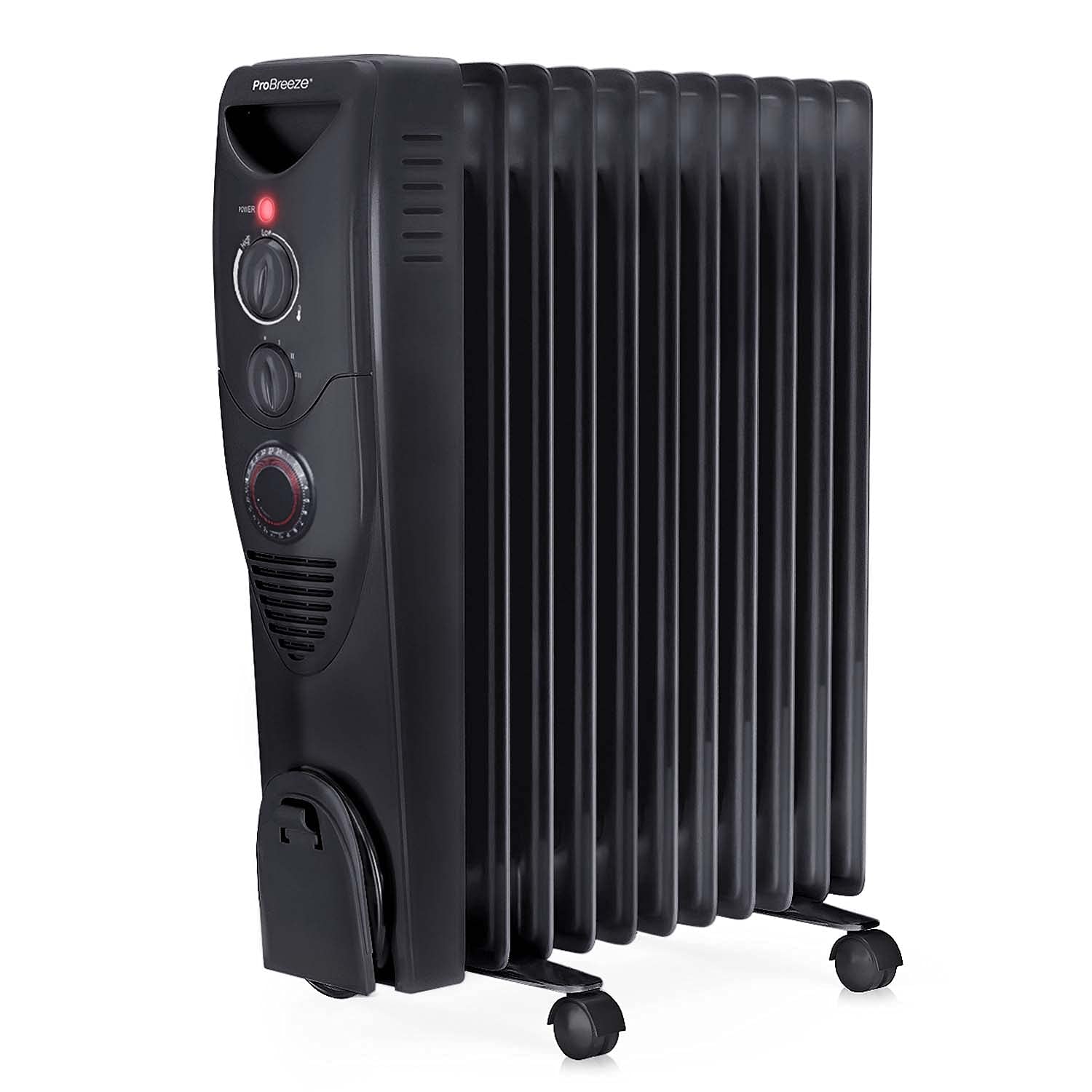Buy Pro Breeze® 2500W Oil Filled Radiator, 11 Fin Portable Electric