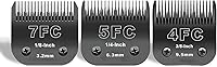 Vista 9 de Tamaño 40/30/15/10/7FC/5FC/4FC/3FC Cuchillas cerámicas desmontables para cortapelos de mascotas para perros, Compatible con Andis, Oster A5, Wahl
