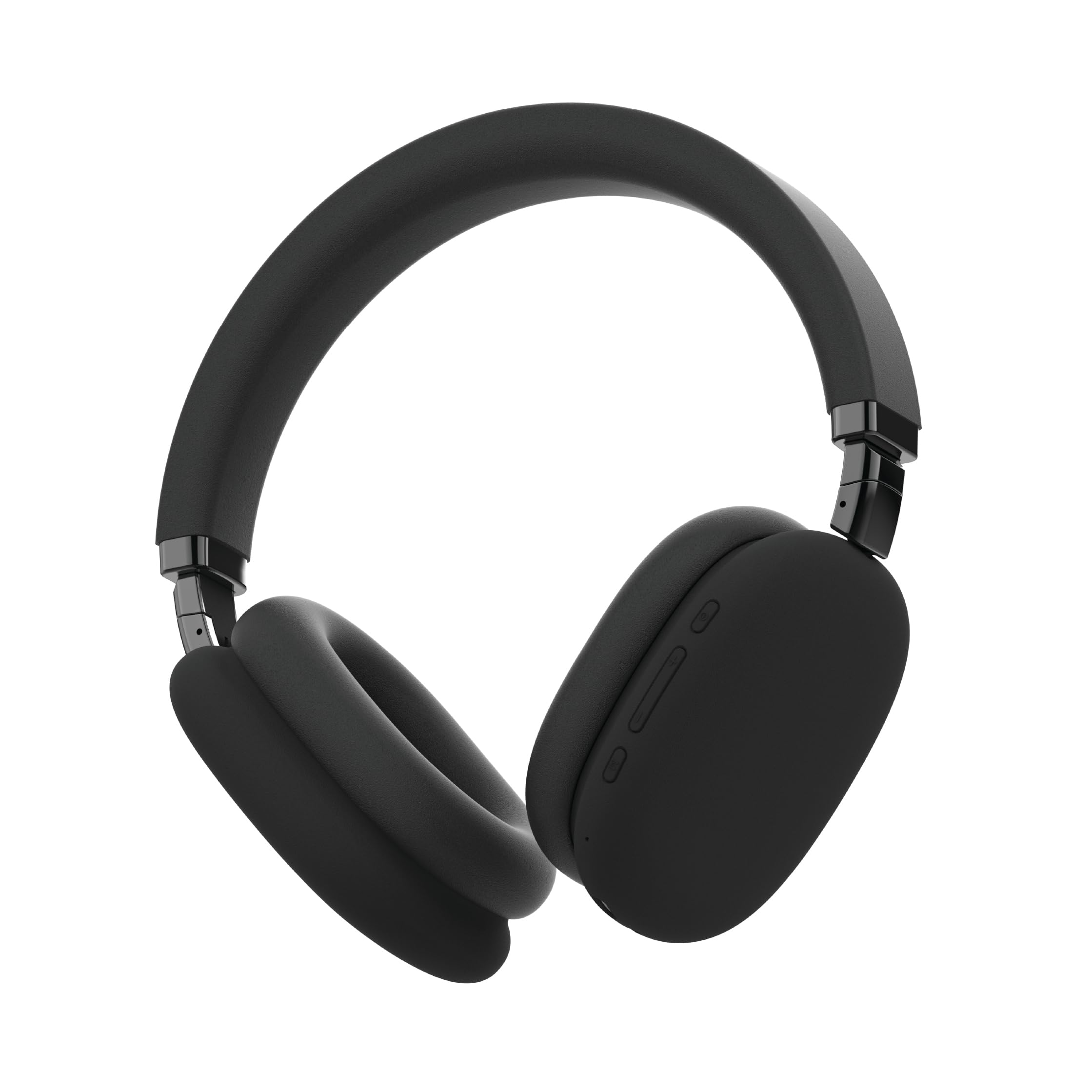 groov e Fusion Wireless Headphones - Active Noise Cancelling Headphones with 32Hrs of Audio Playback - Bluetooth & 3.5mm Audio Jack - Black
