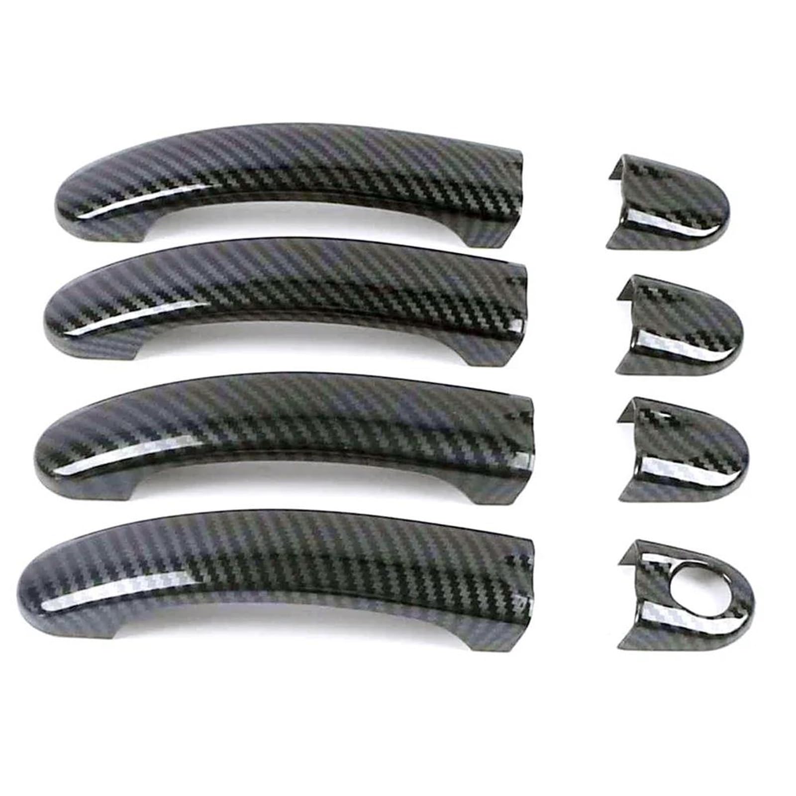 YSDSLS Sleek Door Handle for VW for Jetta MK5 2005-2011 for Golf for Plus Chrome Car Door Handle Cover Trim Protection Sticker