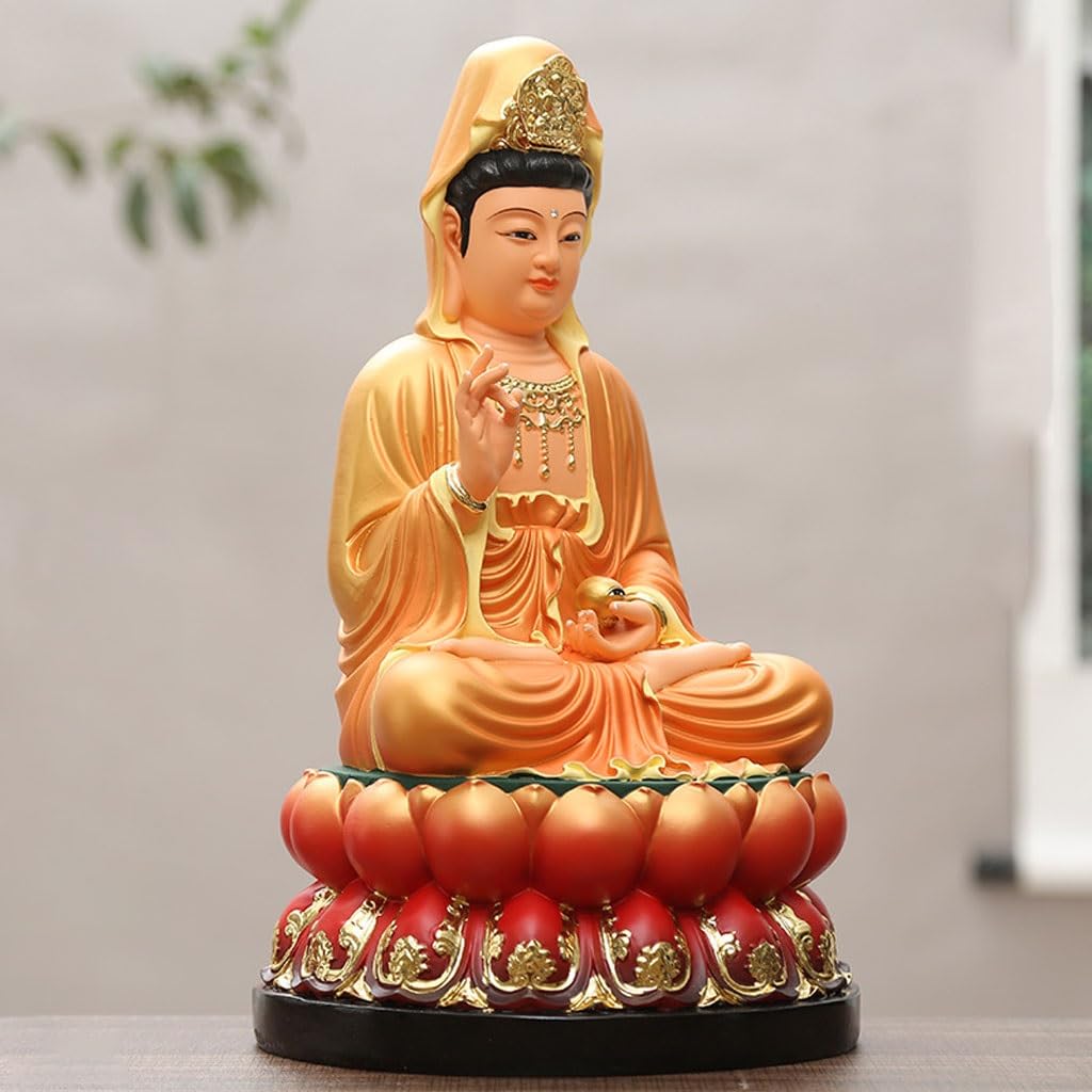 Posąg Buddy do wnętrz Dom Feng Shui żywica posąg Buddy Ozdoby Rzemiosło biurowe Salon Ozdoby wejściowe Medytująca Statua Buddy Figurka Rzeźba