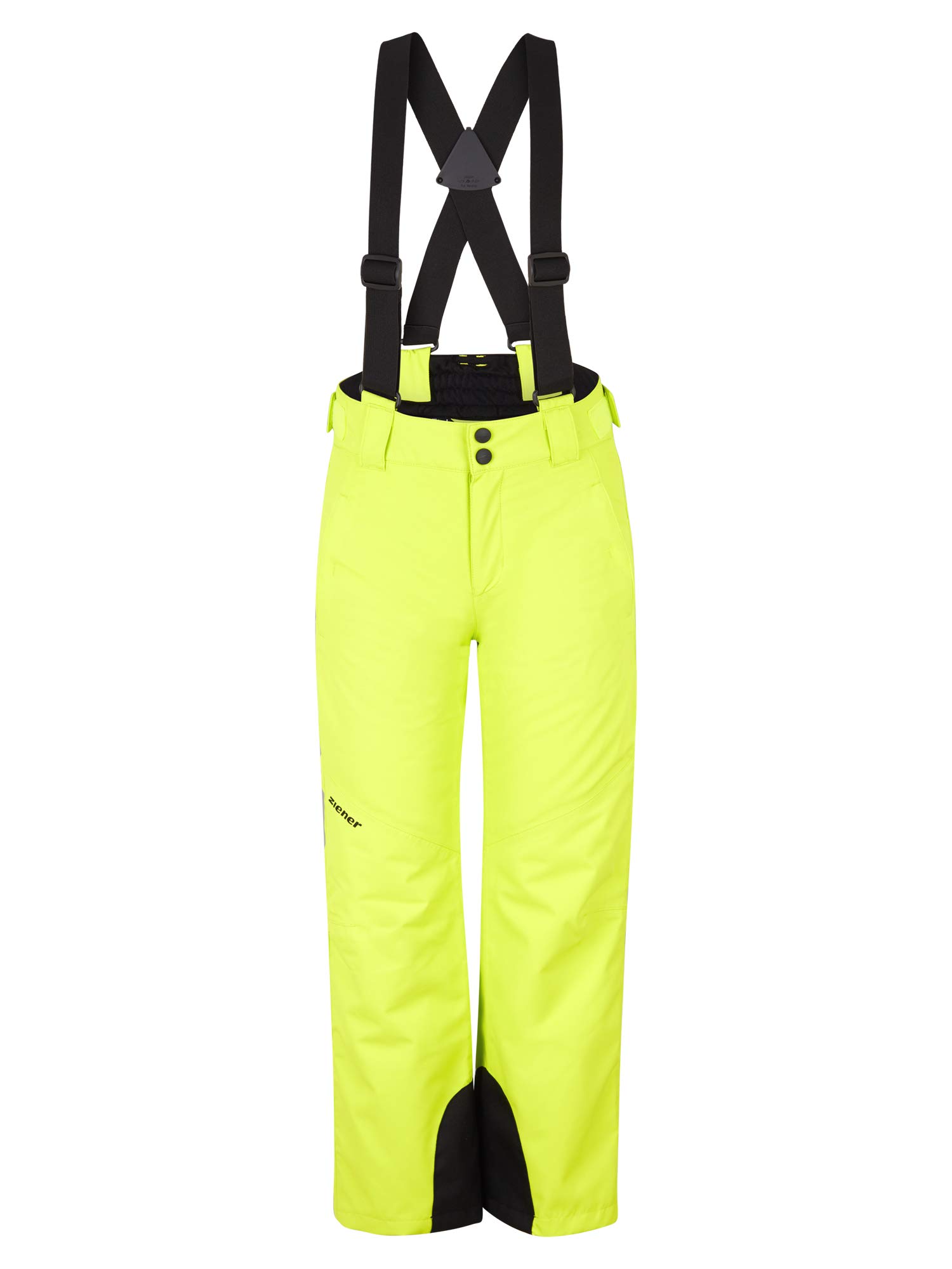 Ziener Arisu Children's Ski Trousers Waterproof Windproof Warm, Children's, Children's ski trousers, winter trousers, waterproof, windproof, warm, 207914, lime, 104 (EU)