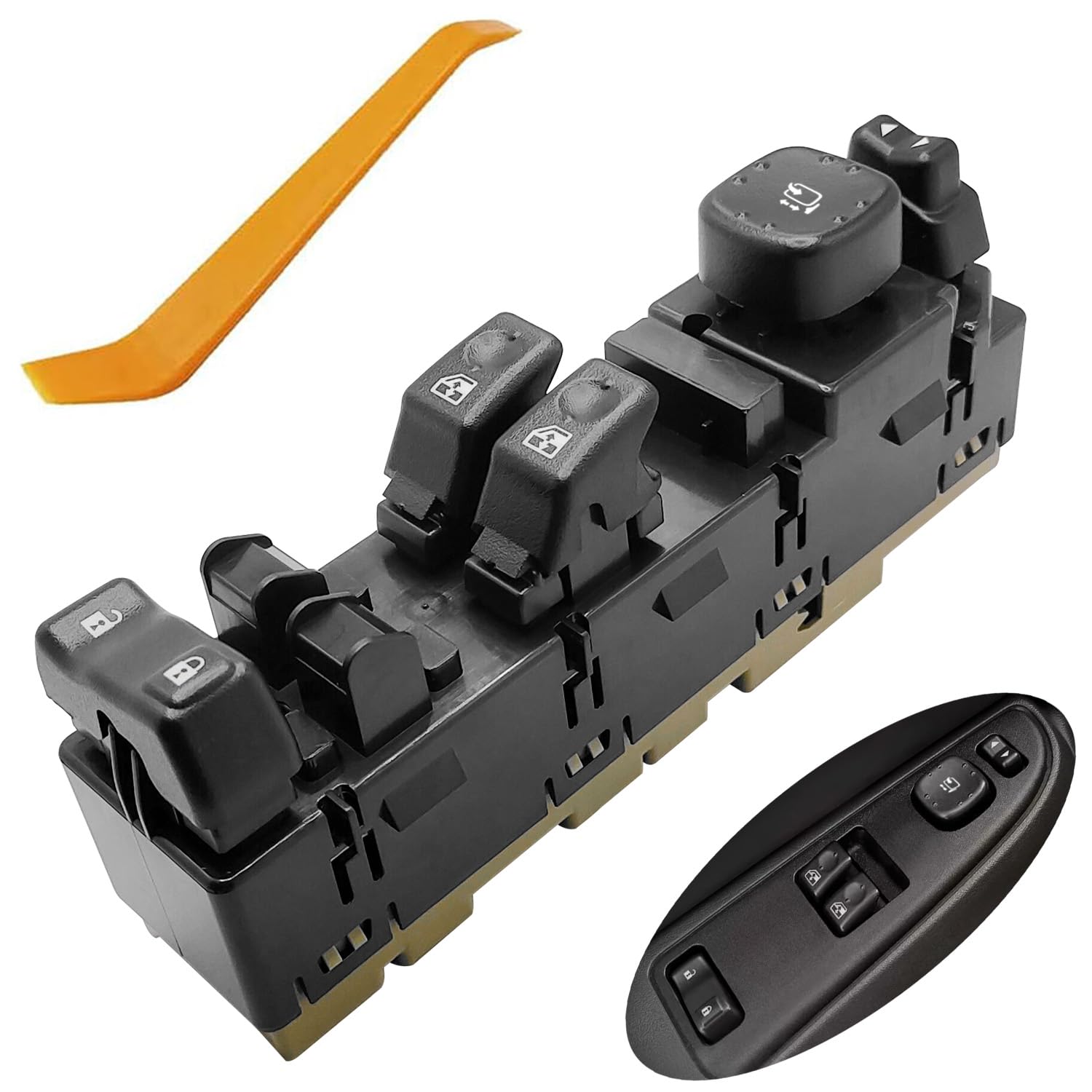 15883322 Driver Side Power Window Switch And Black Bezel - View #13