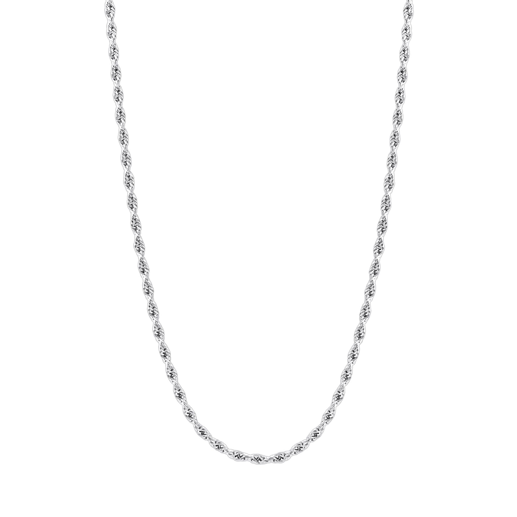 Amazon | 18K リアルゴールドメッキ ロープチェーン 1.5mm 2.5mm