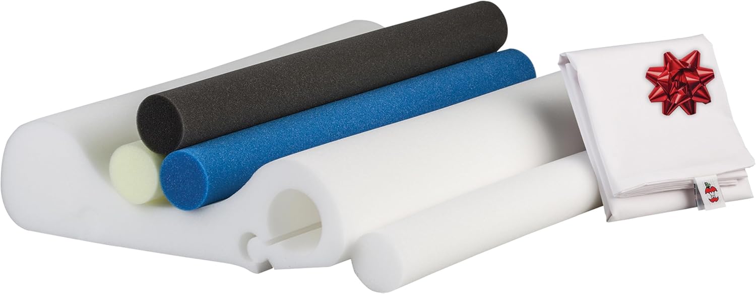 Core Products Double Core Select Cervical Pillow – Orthopädische Nackenstütze mit 4 verstellbaren Rollen zur Schmerzlinderung, Ausrichtung und Haltung – konturiert für Seiten- und Rückenschwellen – montiert in USA