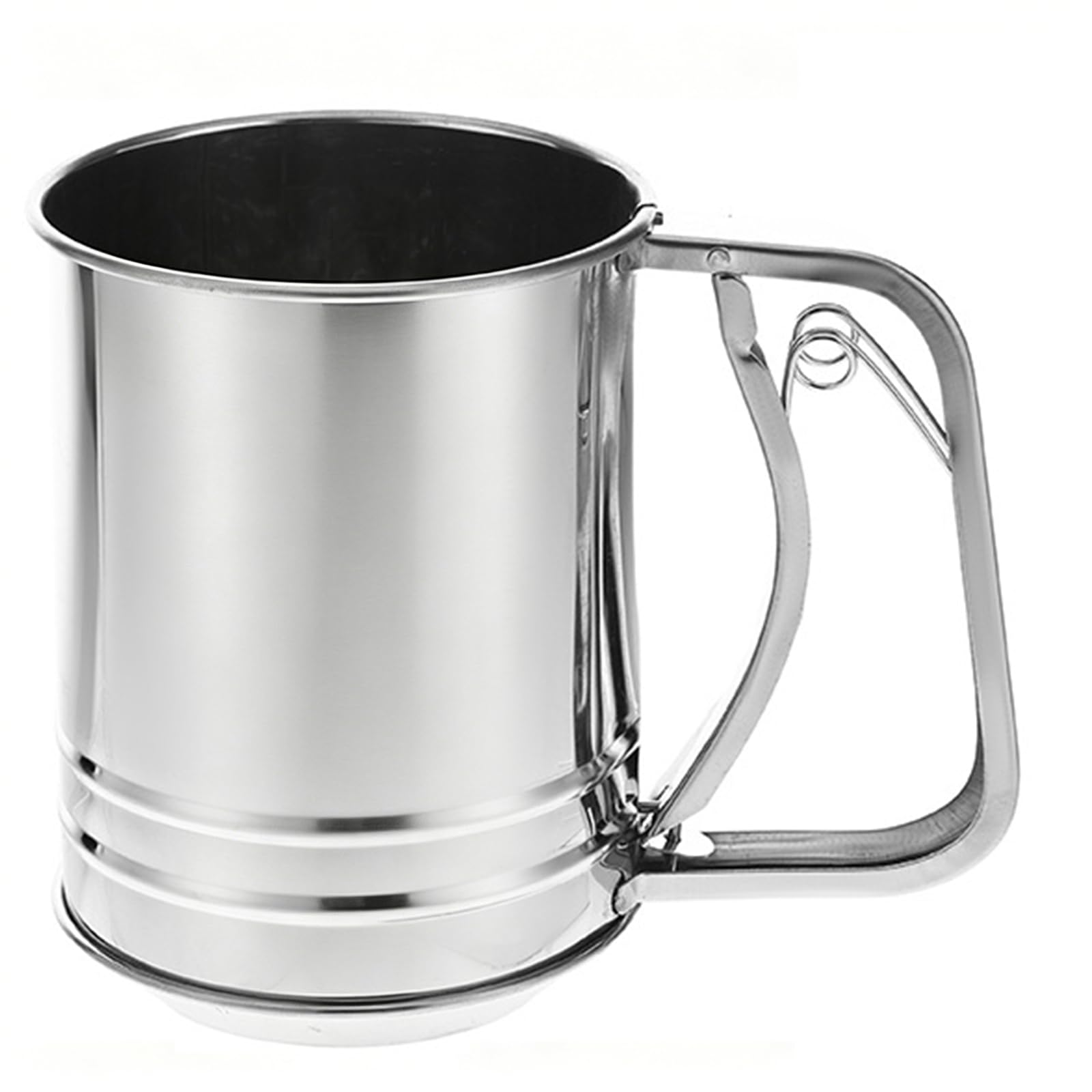 Photo 1 of IVICOO Flour Sifter, 4 Cups, Semi-Automatic, Stainless Steel