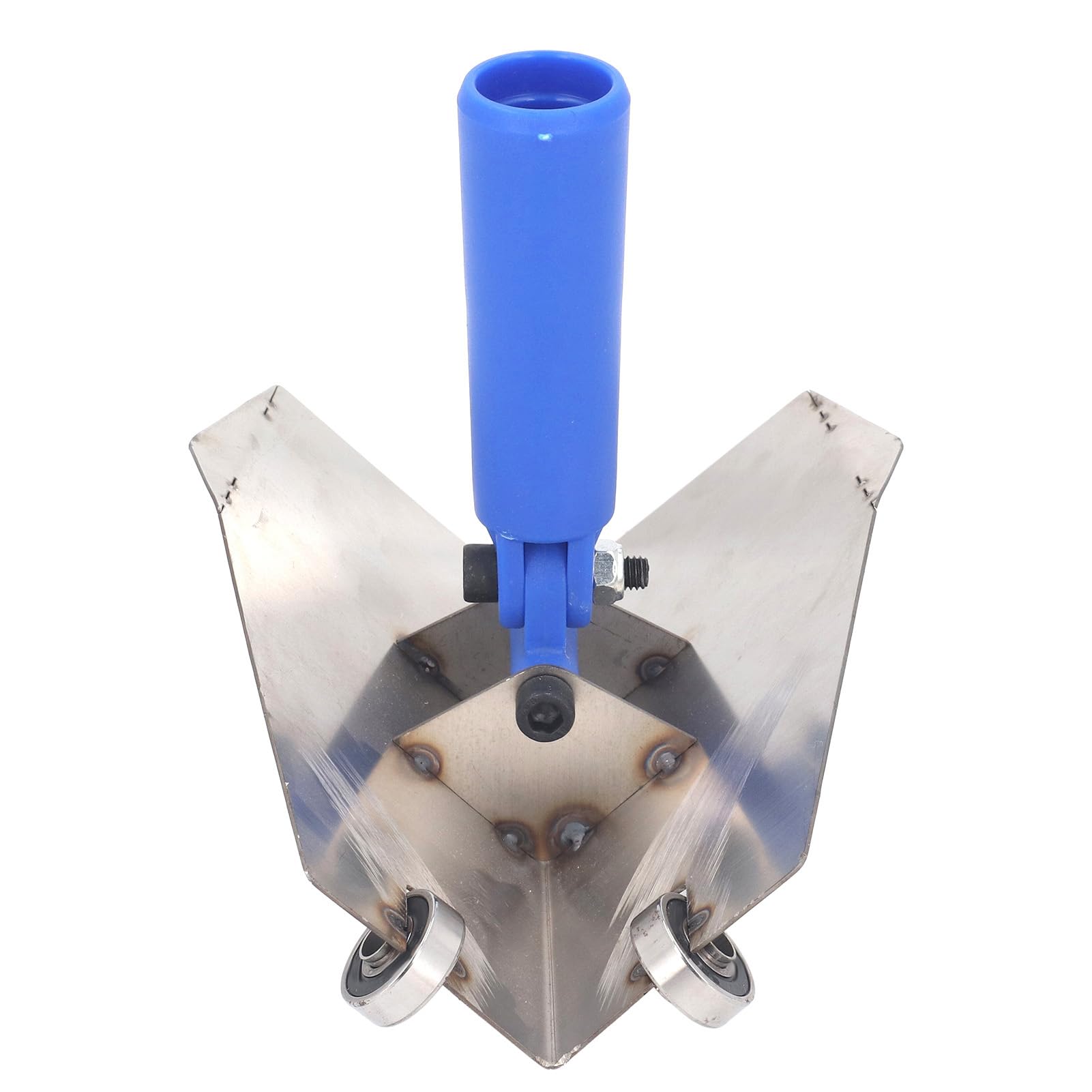 Paleta de Esquina de Acero Inoxidable, Hecha a Mano con Rotación de 360° para Suavidad, Ideal para Renovaciones Interiores, Paleta de Esquina Interior Espátula de Esquina de