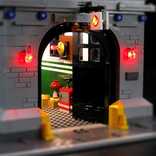 Miniatura 5 de BRIKSMAX Kit de iluminación LED para Ghostbusters Firehouse Headquarters - Compatible con el modelo de bloques de construcción Lego 75827 - No