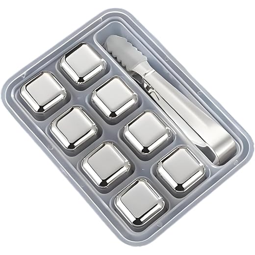 8-Pack Stainless Steel Whiskey Stones
