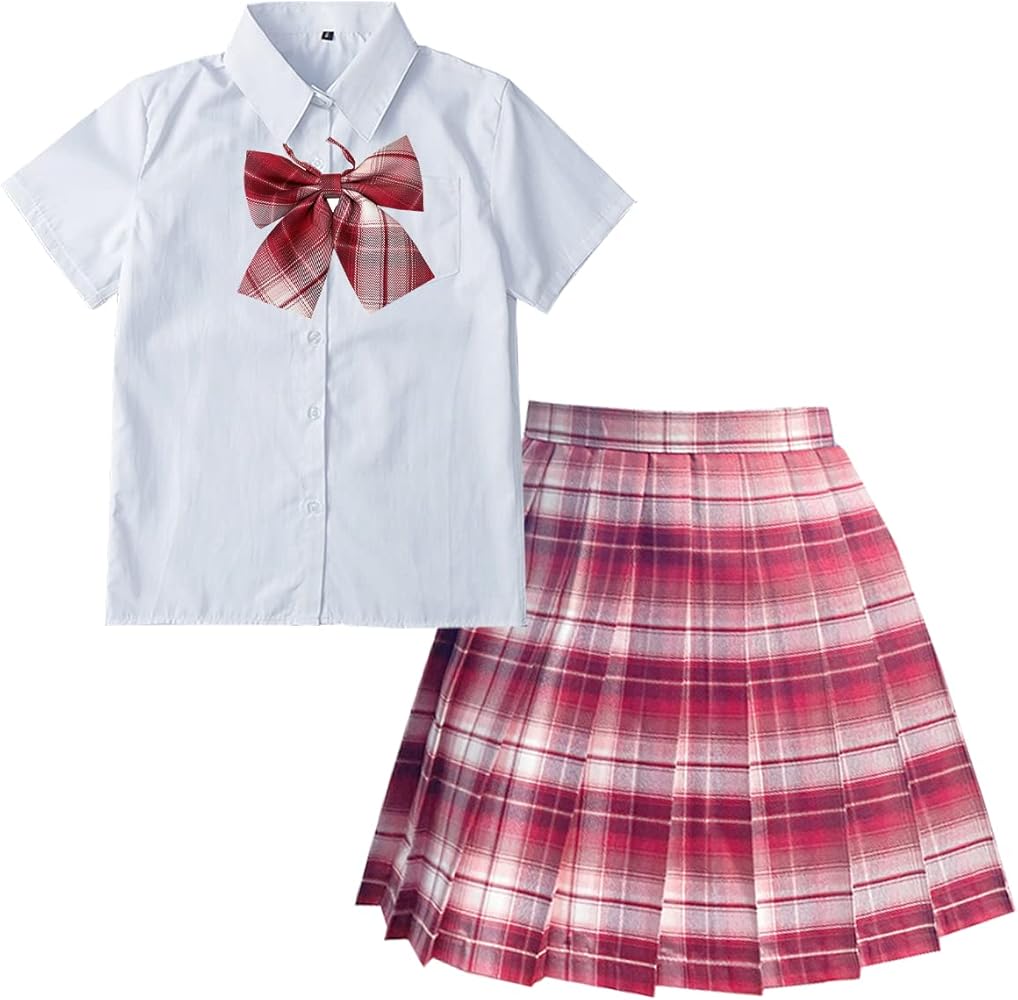 Amazon.co.jp: [SYRHSYB] 制服 セット JKコスプレ 3点セット 制服