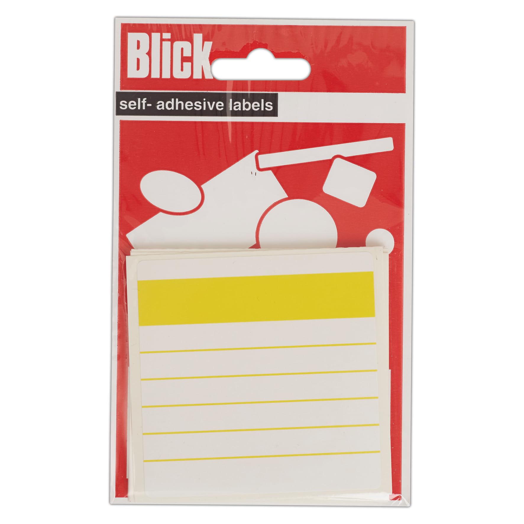 Blick Etiketten, selbstklebende Aufkleber, Diskette, 70 mm x 70 mm, 20 Etiketten, für Zuhause, Büro, Schule
