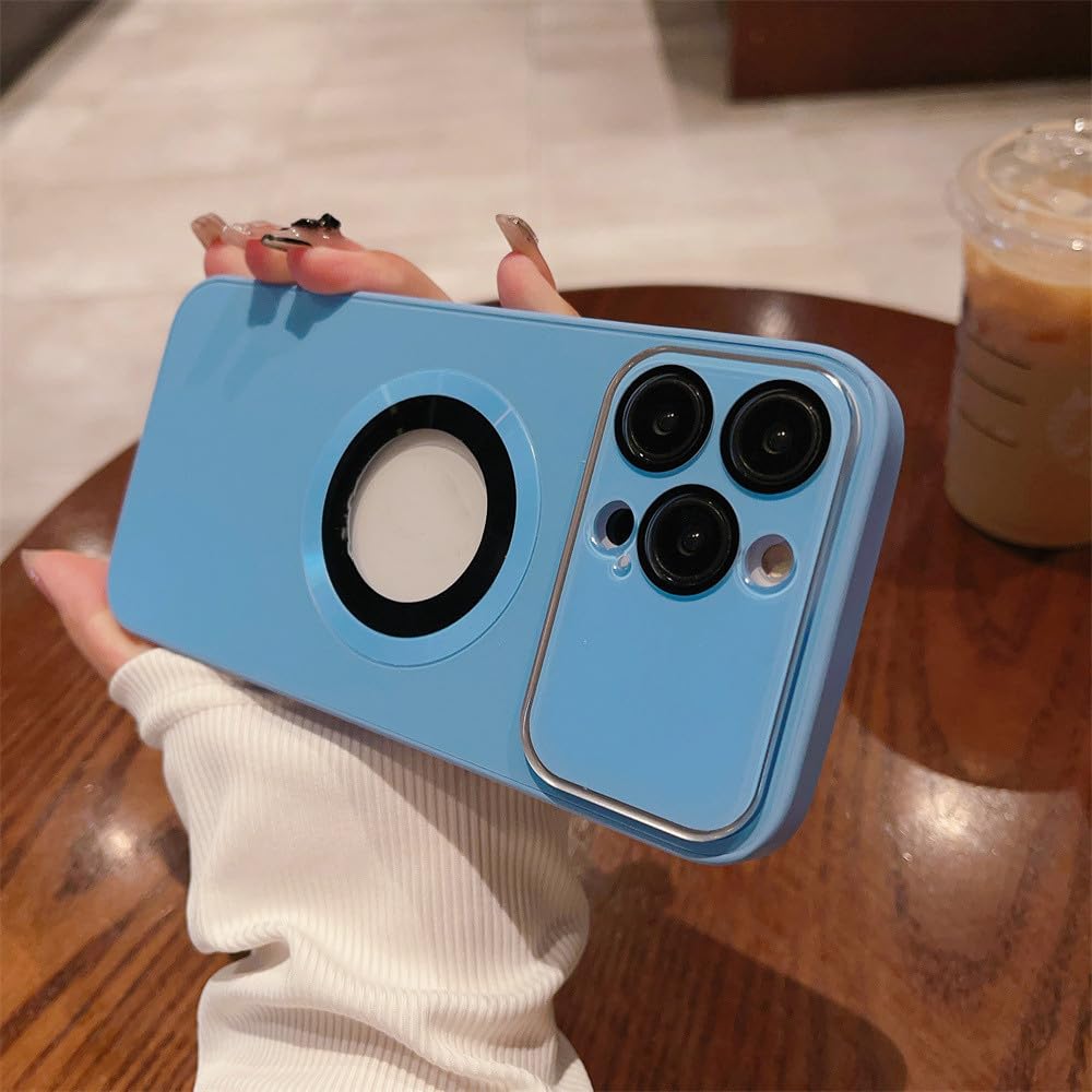 Coque iPhone 12 Pro Max bleu ciel idéale pour vos déplacements
