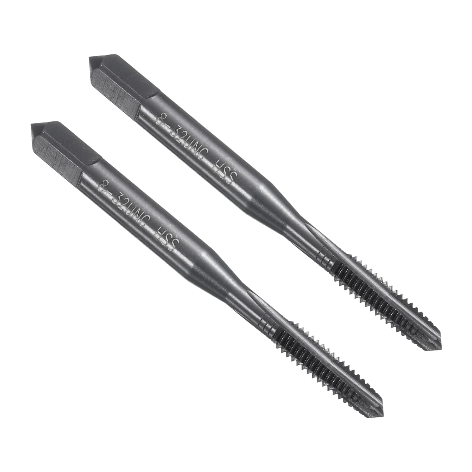 QUARKZMAN Maschio A Punta Spirale 8-32 UNC 2B, Rivestito In Nitruro, Acciaio HSS M2, 2pz