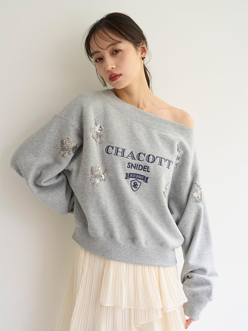 Chacott】レース柄編みプルオーバー SNIDEL snidel×Chacott